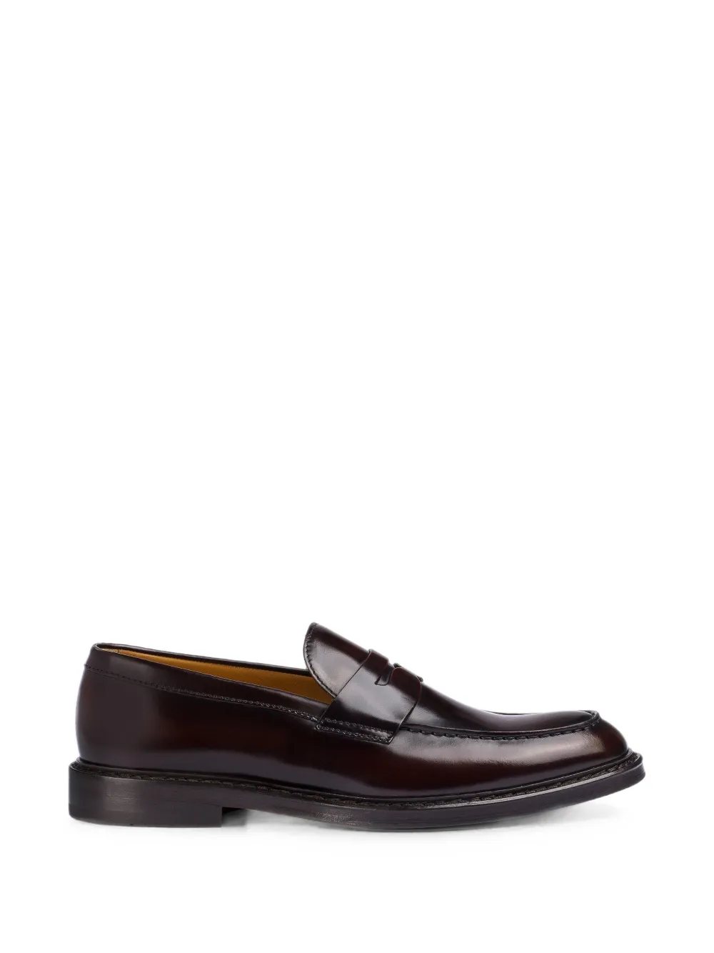 Doucal's smooth-finish penny loafers
