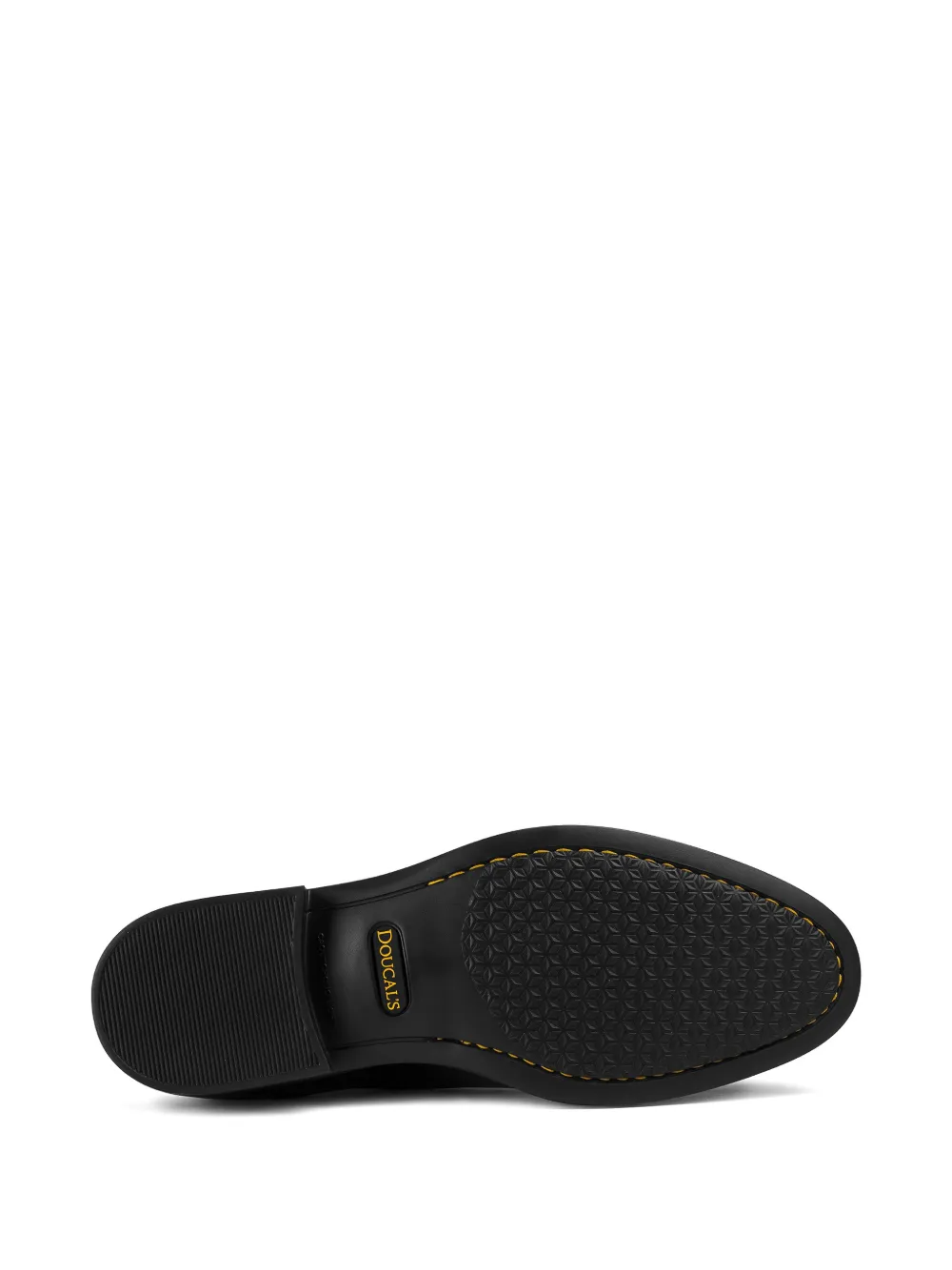Doucal's cap-toe lace-up Derby shoes Zwart