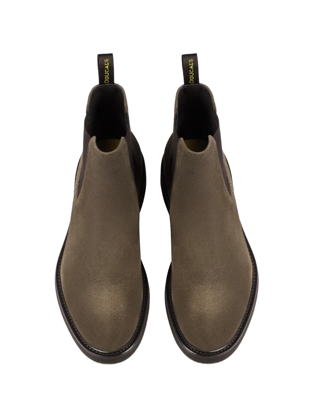 Doucal's suede ankle boots Beige