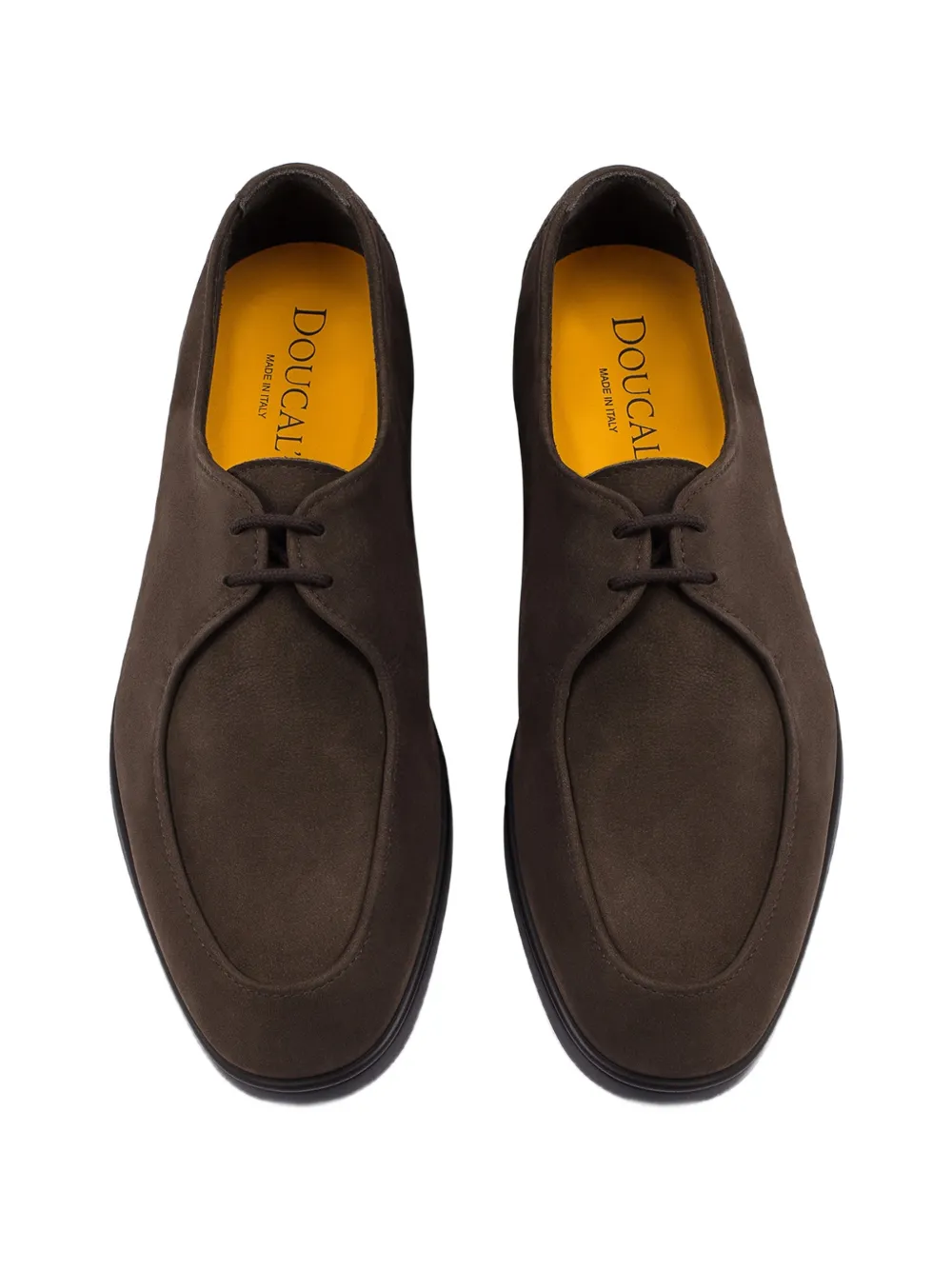 Doucal's Suède veterschoenen Bruin