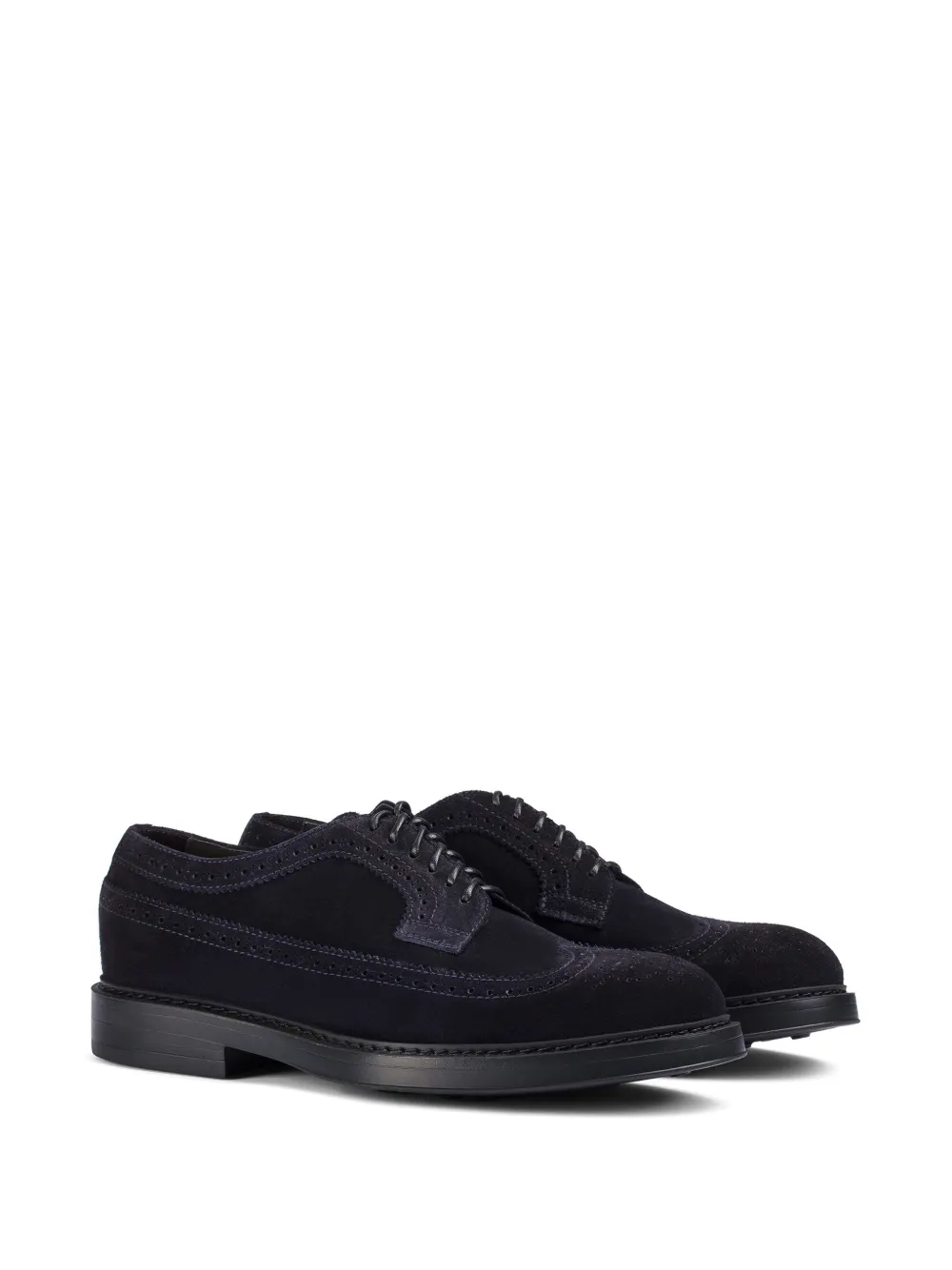 Doucal's Suède derby schoenen Blauw