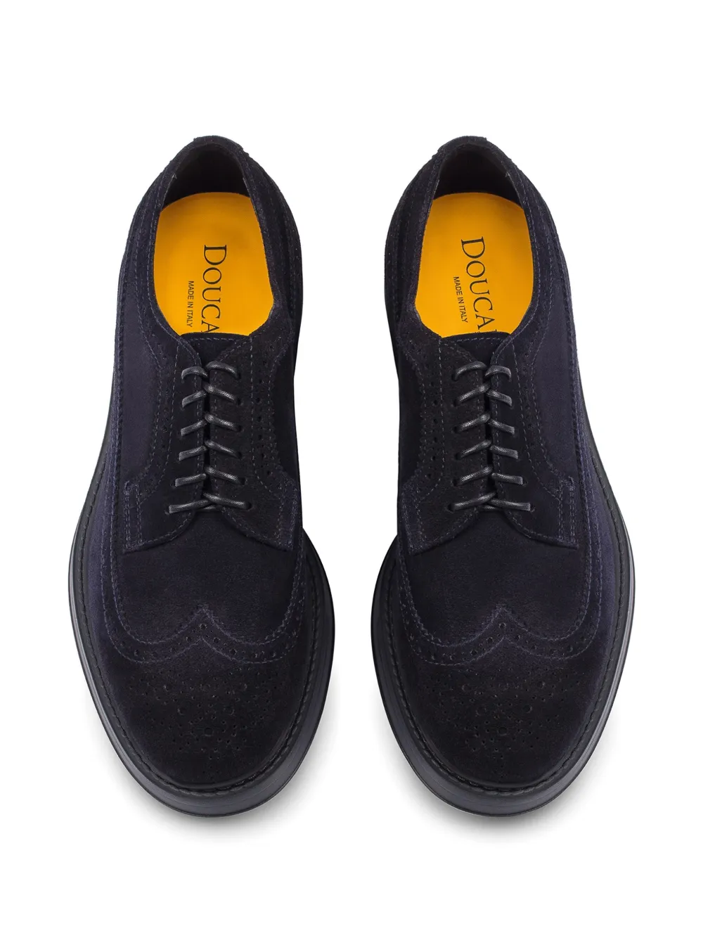 Doucal's Suède derby schoenen Blauw