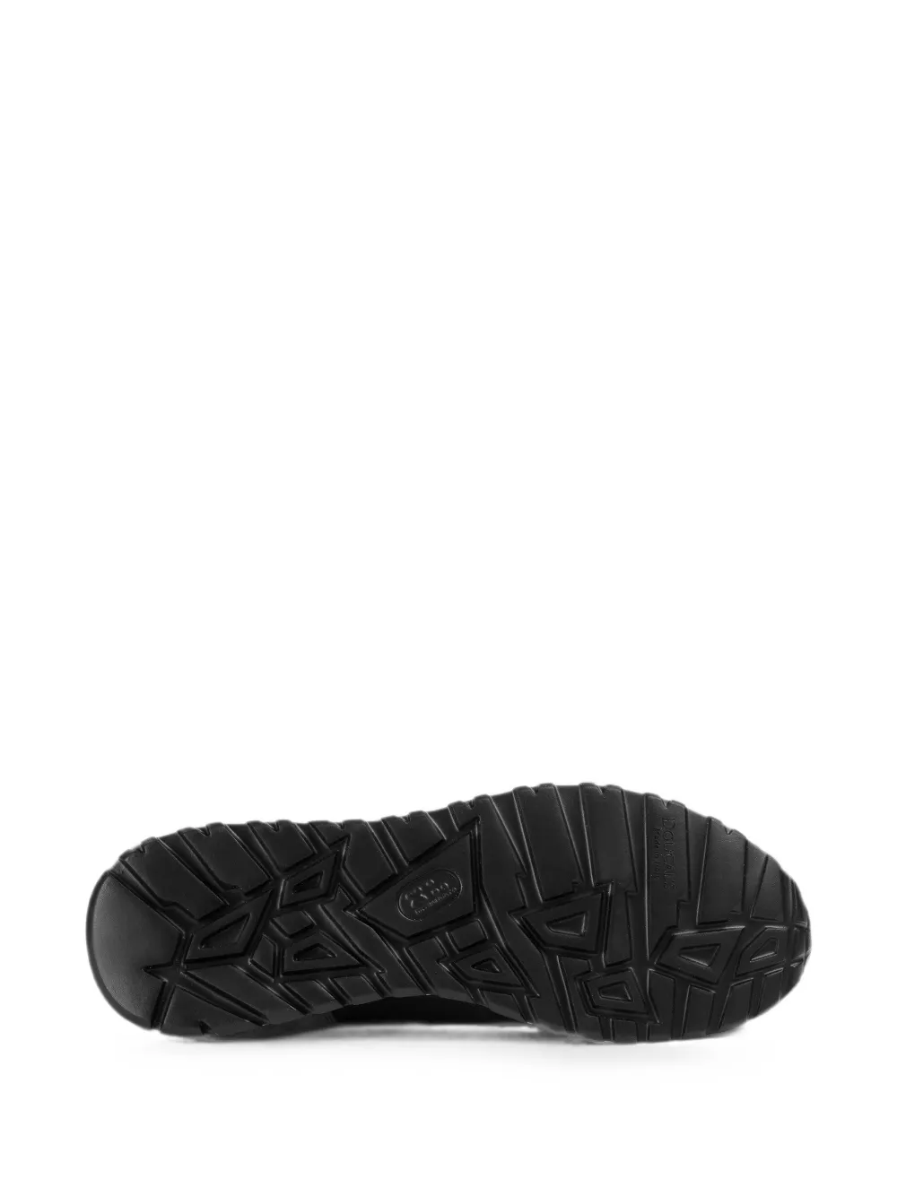 Doucal's knitted panelled sneakers Blauw
