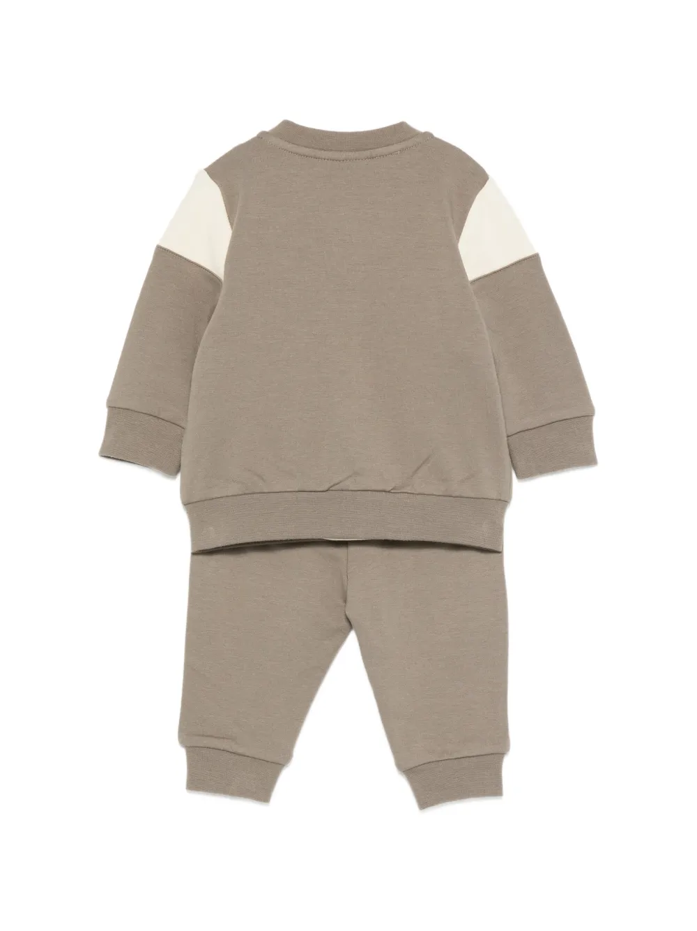 BOSS Kidswear Trainingspak met logopatch Groen
