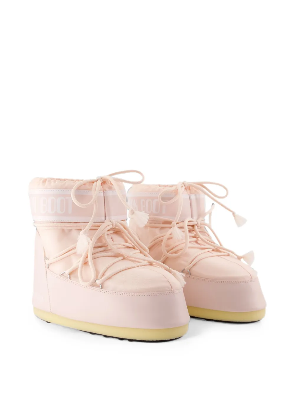 Moon Boot Icon low dusty pink nylon boots Roze