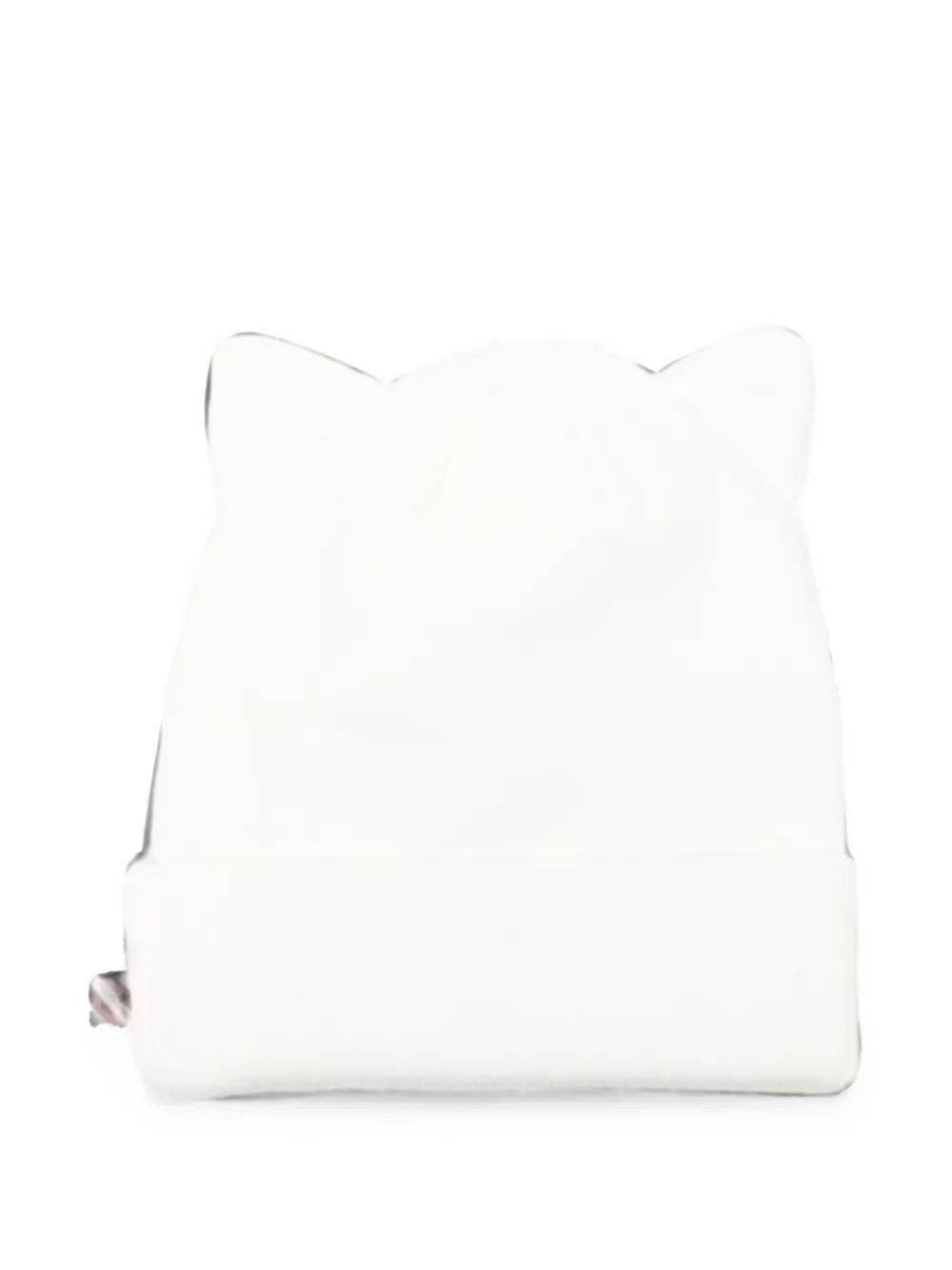 Billieblush Gebreide muts met kattenprint Wit