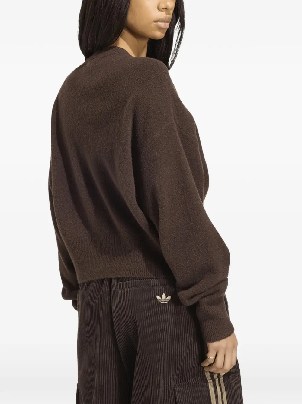 adidas Essentials gebreid vest Bruin