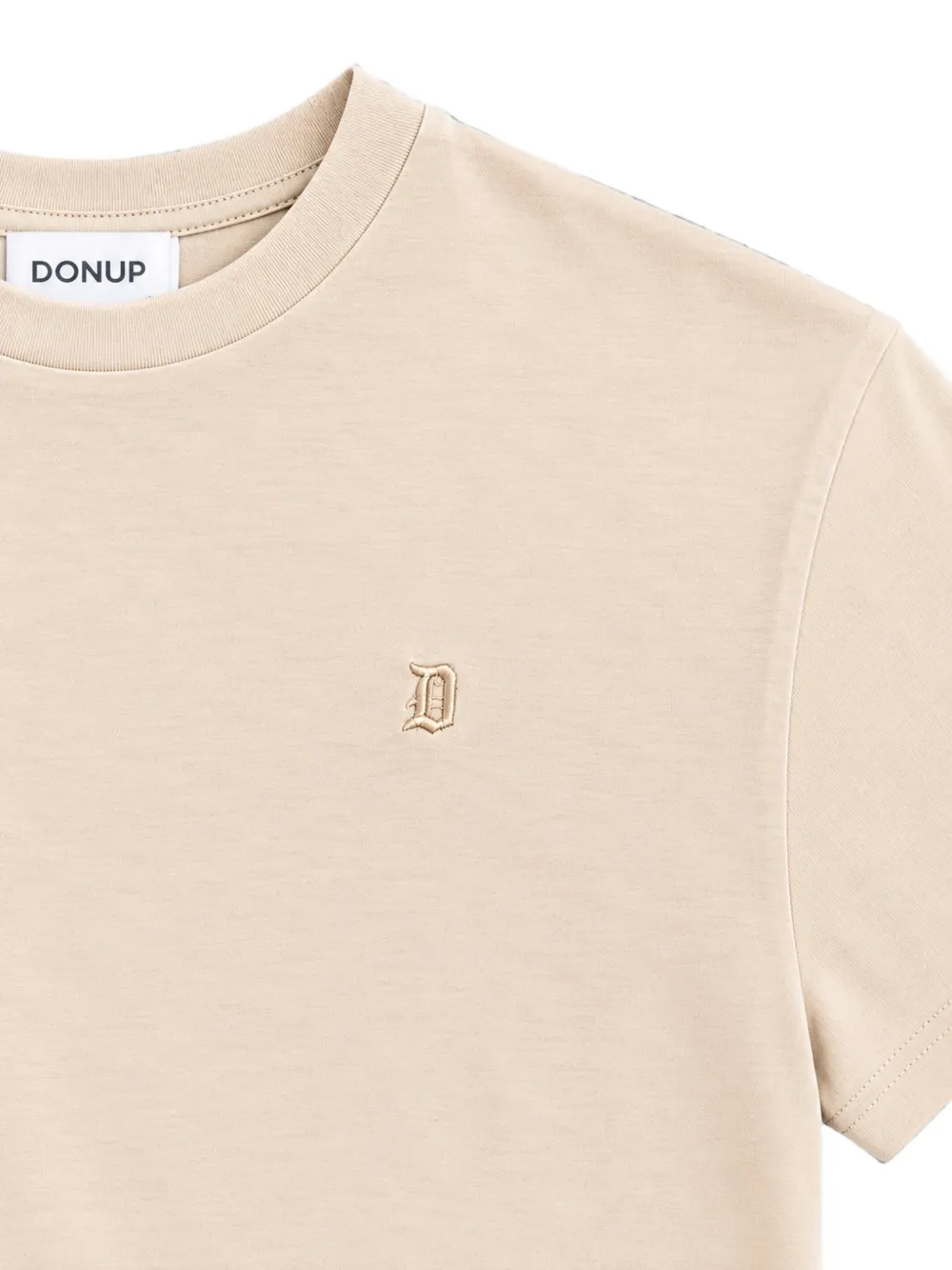 DONDUP KIDS T-shirt met geborduurd logo Beige