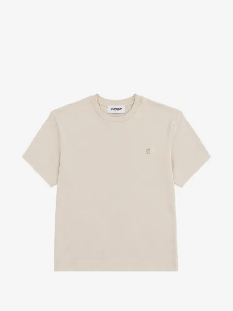 DONDUP KIDS logo-embroidered T-shirt