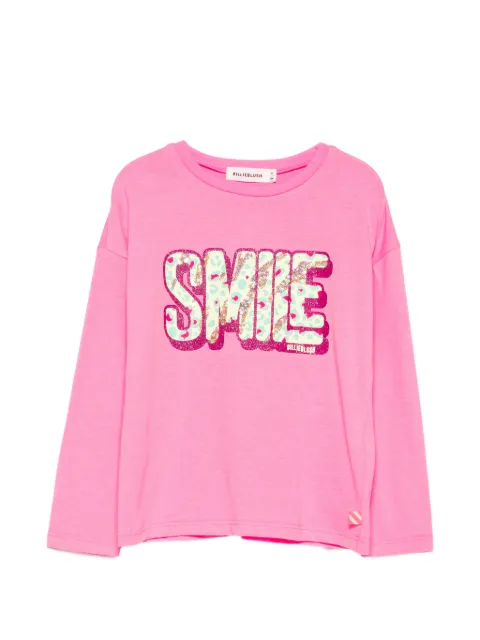 Billieblush sequin-embellished graphic-print T-shirt