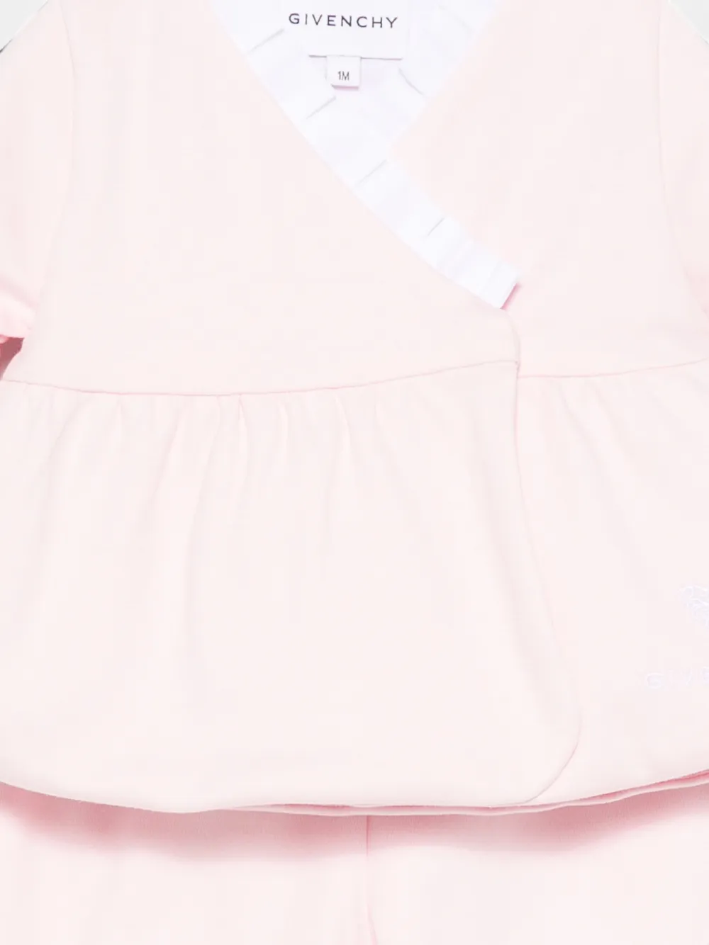 Givenchy Kids Trainingspak met ruches en wikkeleffect Roze
