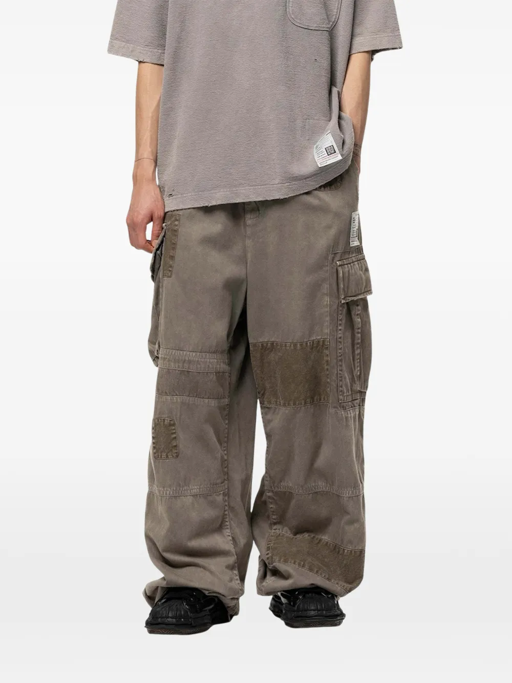 Maison MIHARA YASUHIRO Repair cargo pants - Gris