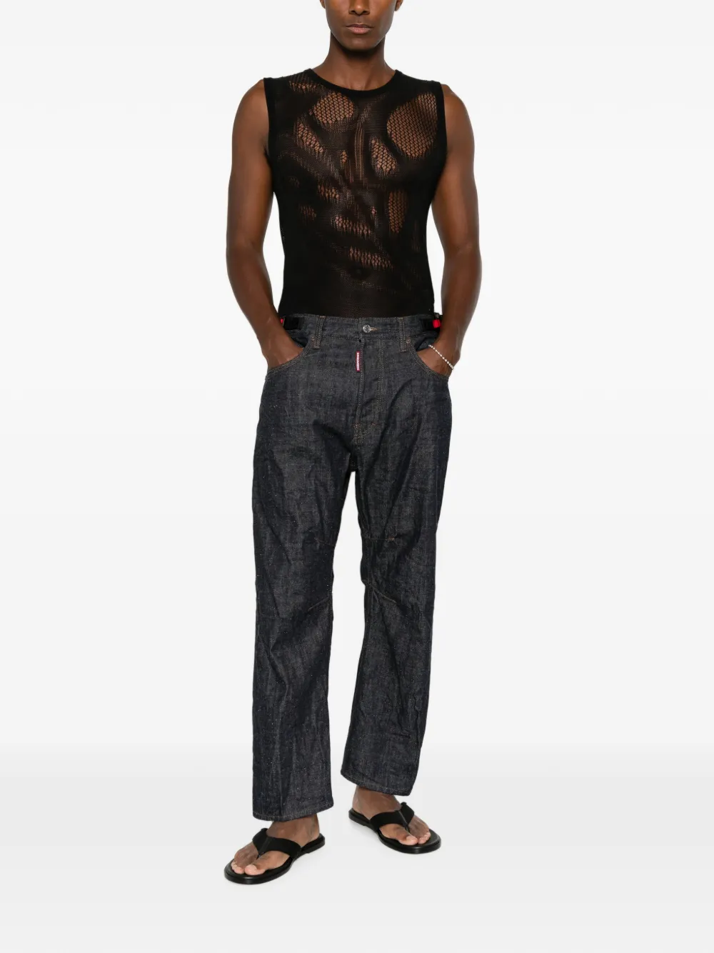 DSQUARED2 Kawaii jeans met logo-patch Blauw