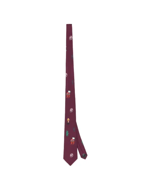 Les Deux embroidered tie