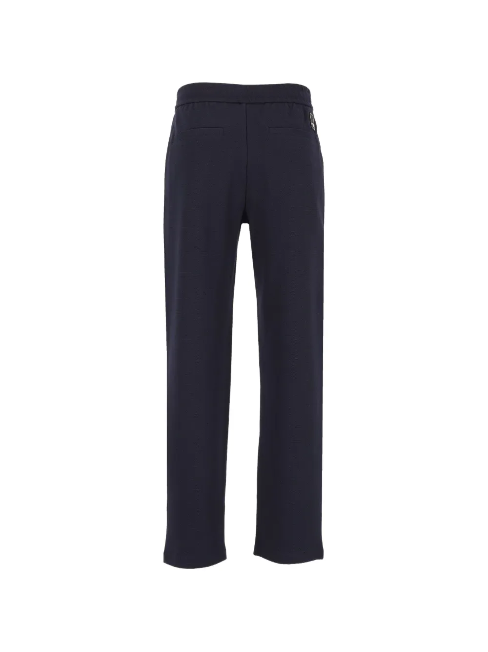 Emporio Armani Piqué Travel Essential jersey broek Blauw