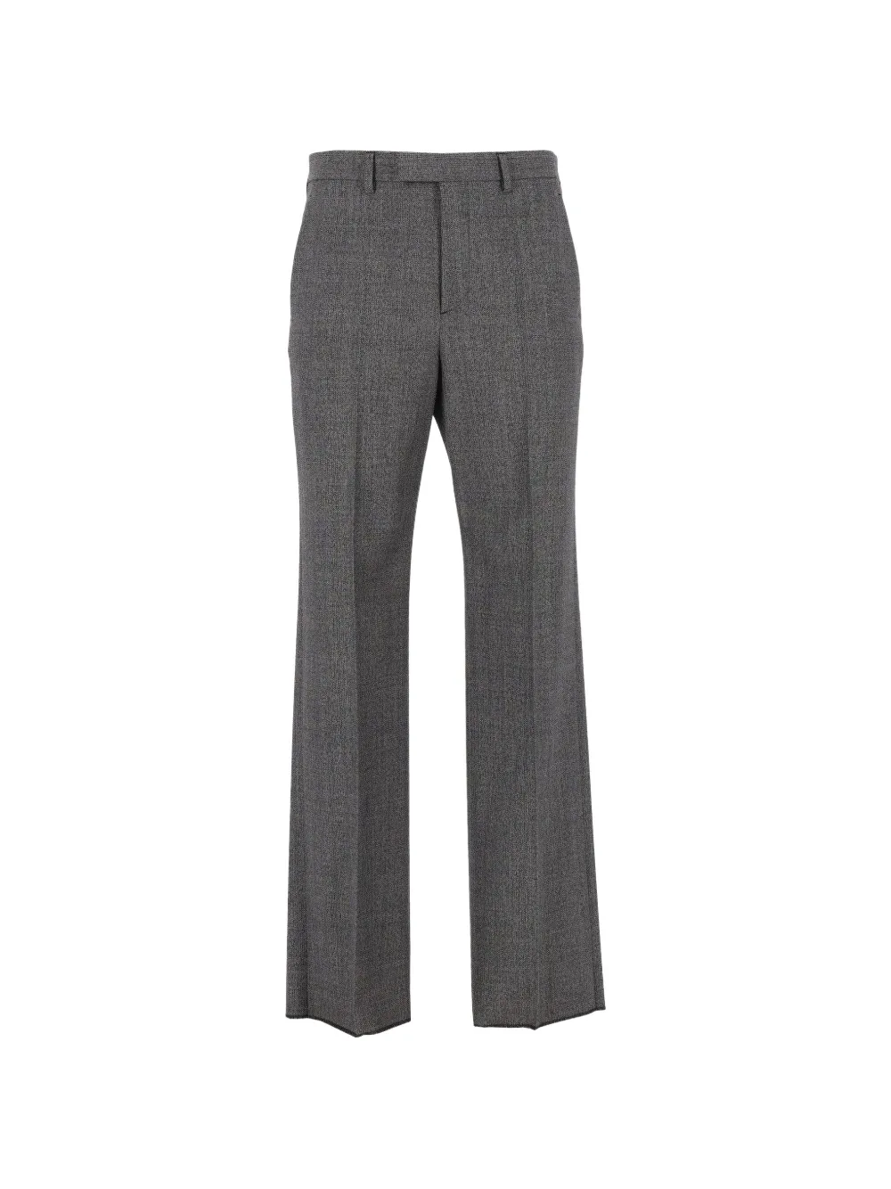 Valentino Garavani herringbone-pattern tailored trousers - Grau