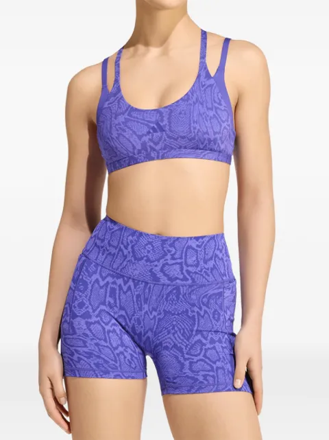adidas Optime workout snake strappy lite support bra