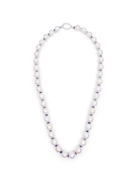 YI Collection collar Neptune con perla de agua dulce y zafiro