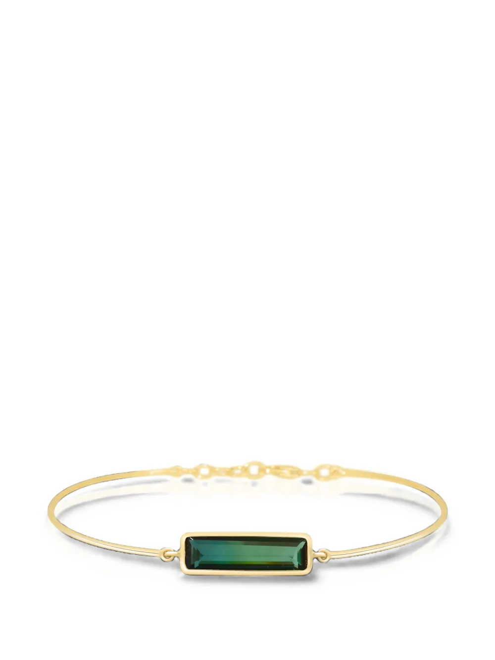 Yi Collection Green Tourmaline Bracelet In Gold