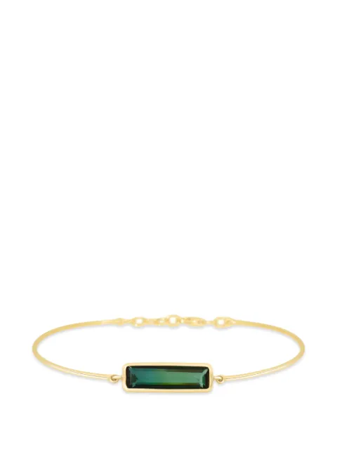 YI Collection pulsera con turmalina verde