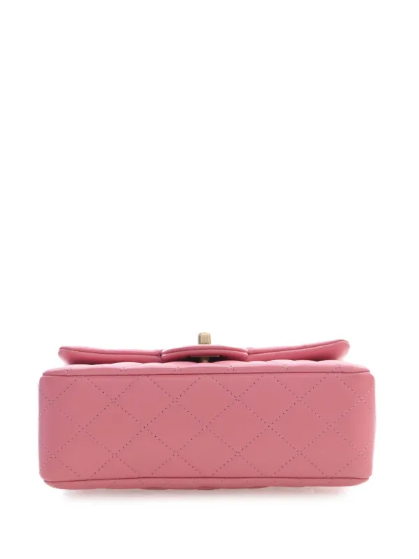 CHANEL Pre-Owned 2021-2026 クラシック レザーサッチェルバッグ ミニ