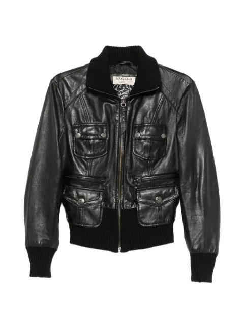 A.N.G.E.L.O. Vintage Cult 2000s ribbed-trim jacket