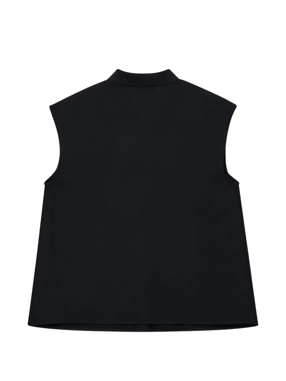 Giorgio Armani Mouwloze blouse met strikdetail Zwart