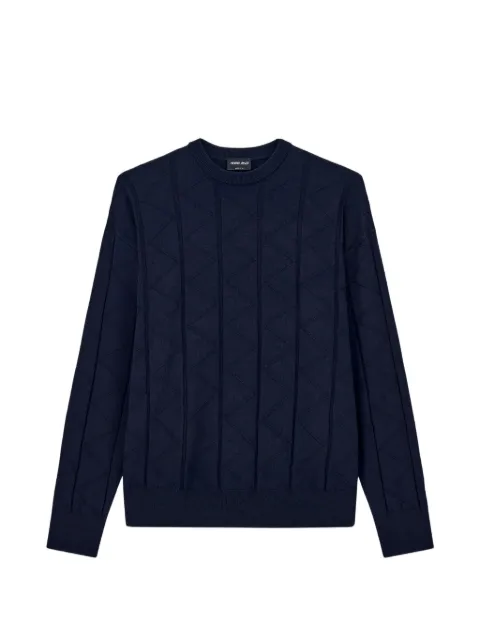 Giorgio Armani geometric-pattern sweater