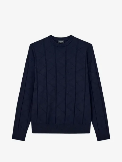 Giorgio Armani geometric-pattern sweater