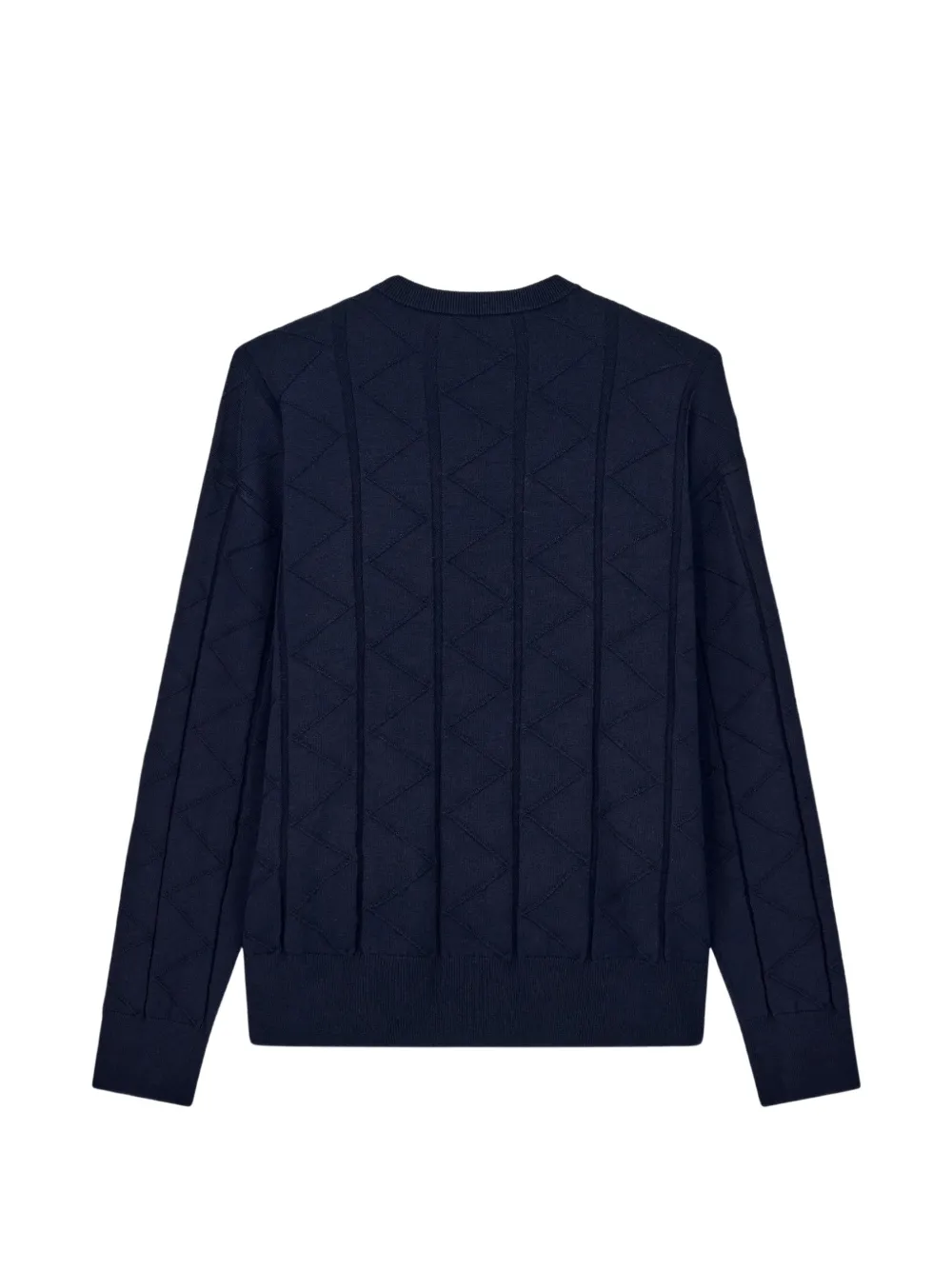 Giorgio Armani Trui met geometrisch patroon Blauw