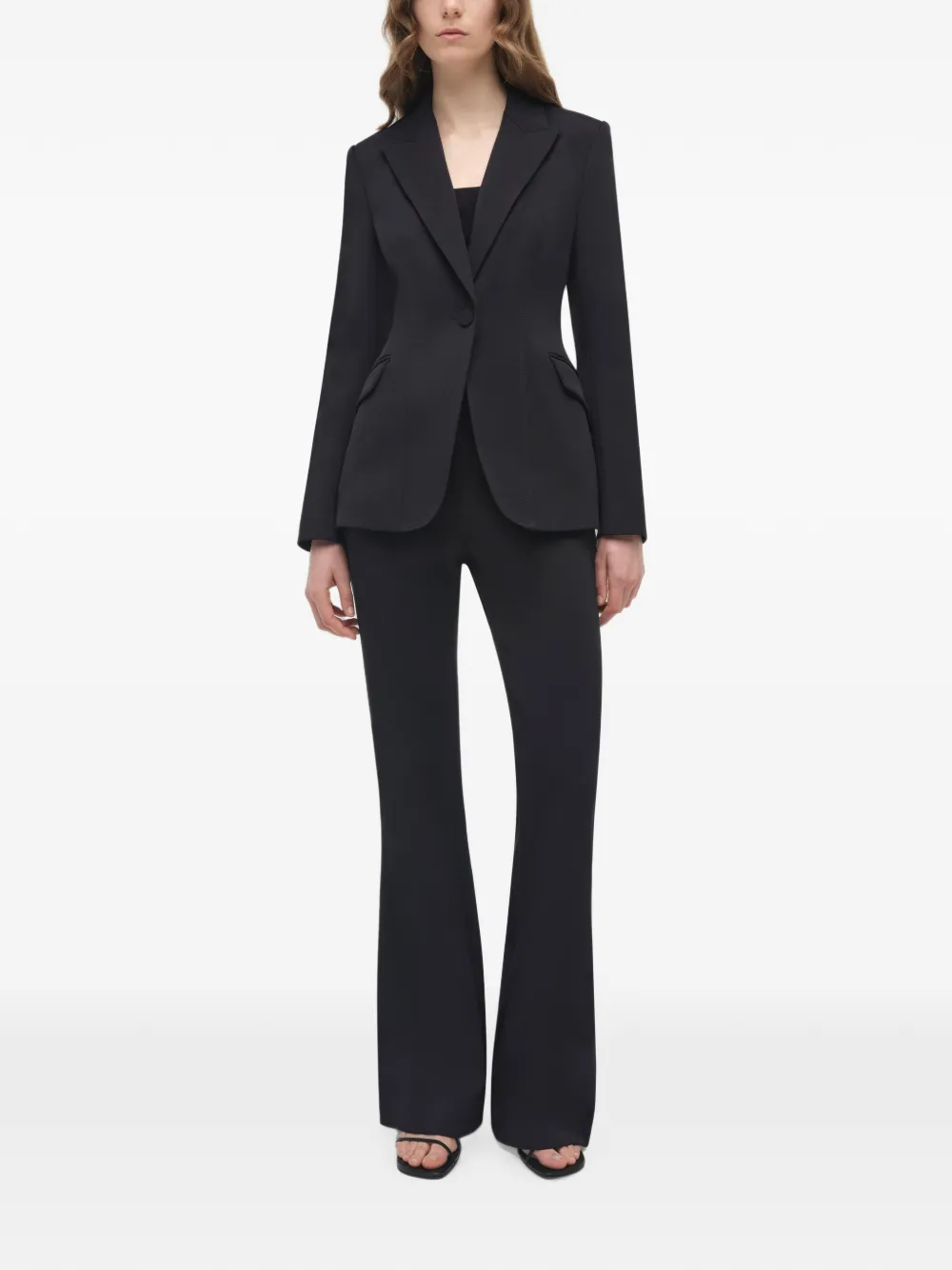 SIMKHAI Meyers twill blazer Zwart