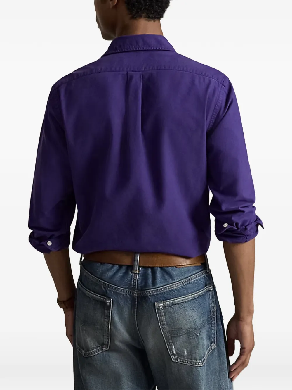 Polo Ralph Lauren Oxford overhemd met geverfd effect Paars