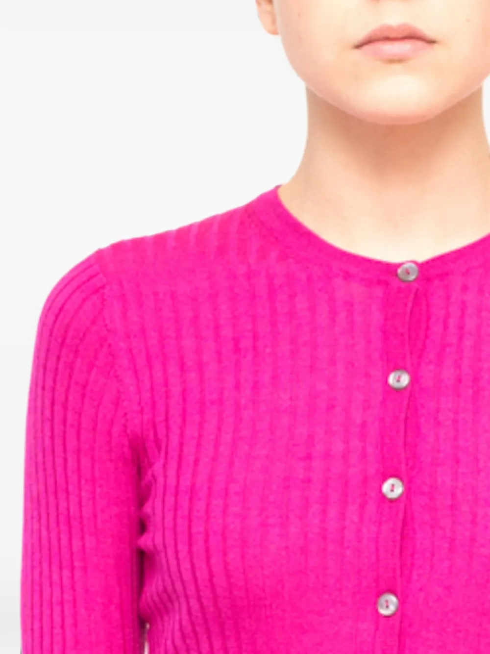 La-Rose Kasjmier vest Roze