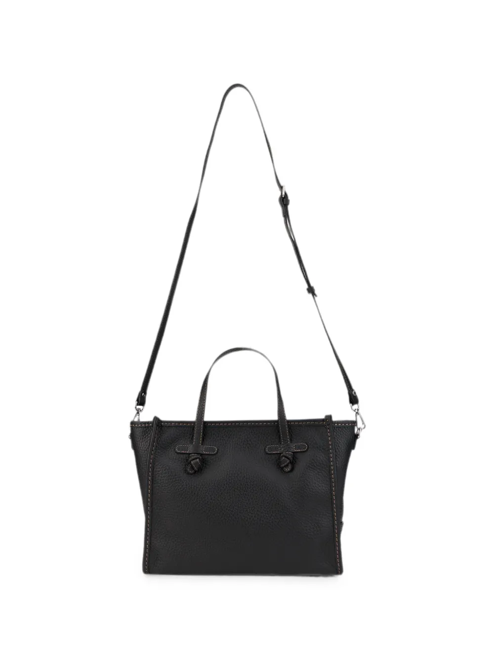 GIANNI CHIARINI Marcella leren shopper Zwart