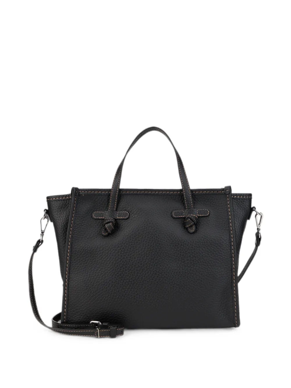 GIANNI CHIARINI Marcella leren shopper Zwart