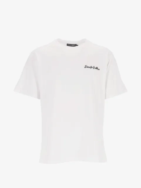 Dolce & Gabbana camiseta con logo bordado