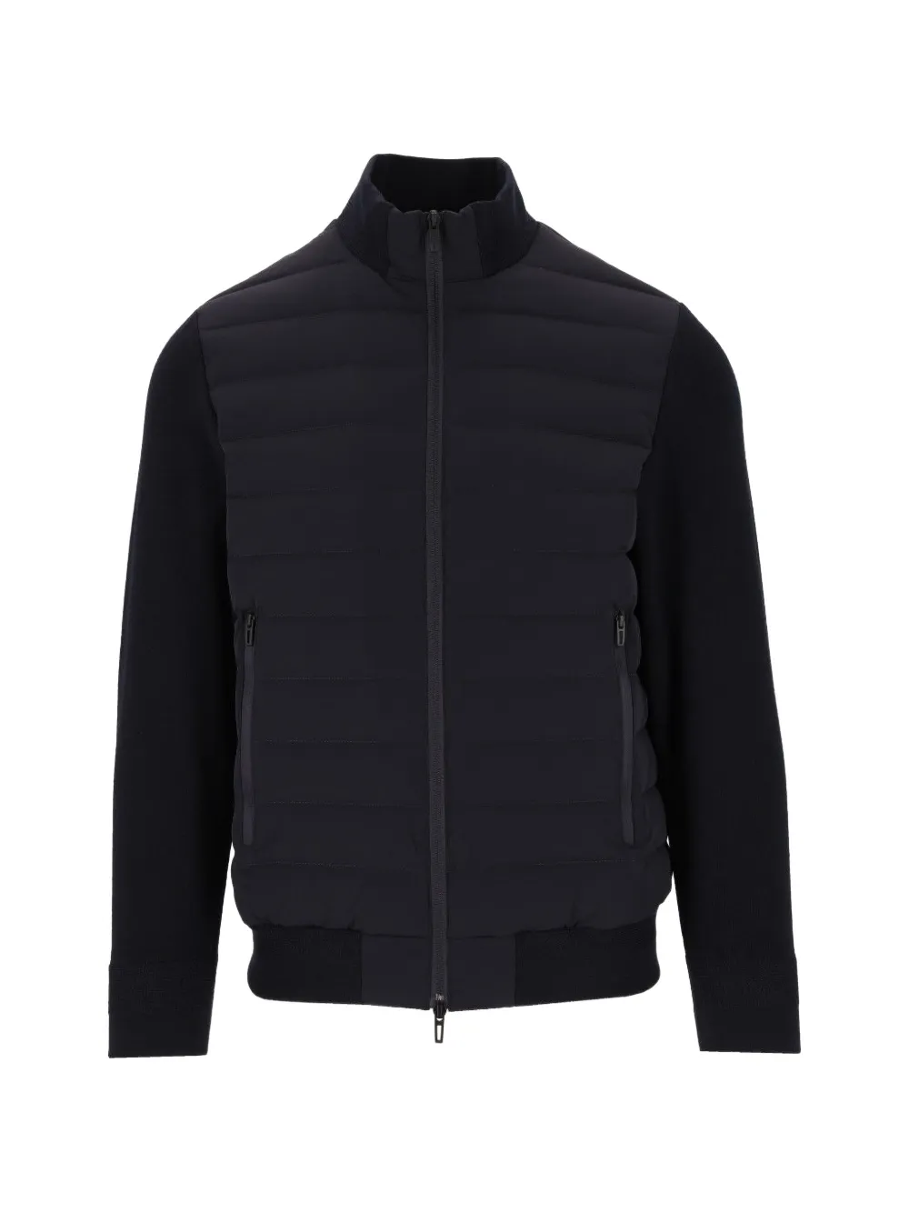 Emporio Armani quilted down jacket - Schwarz