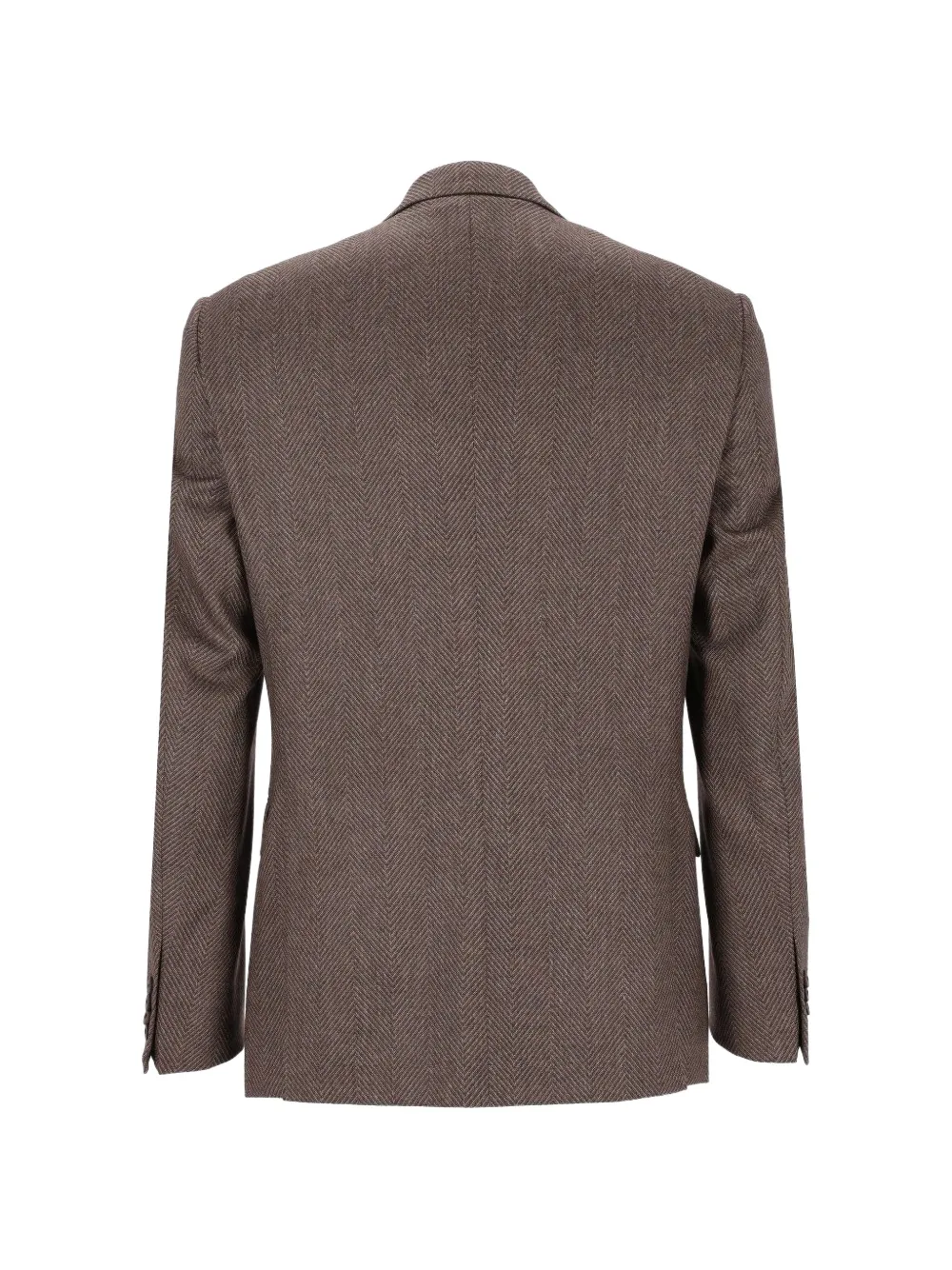 Emporio Armani Pak met enkele rij knopen Bruin