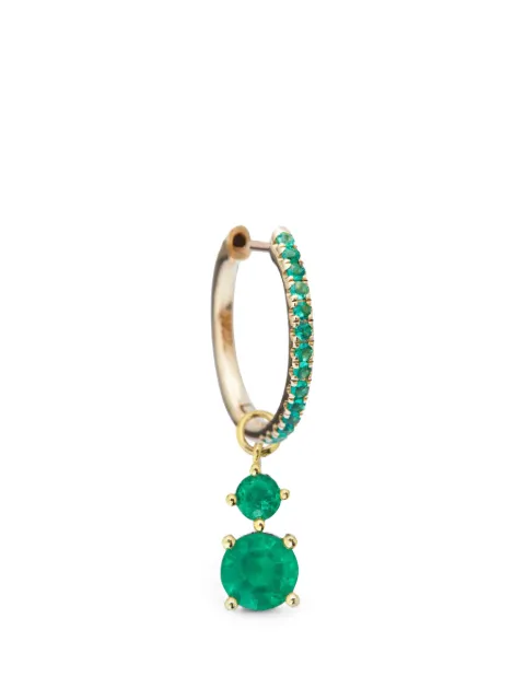 YI Collection emerald hoop earring