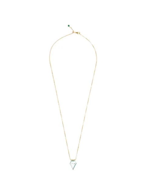 YI Collection aquamarine kite necklace