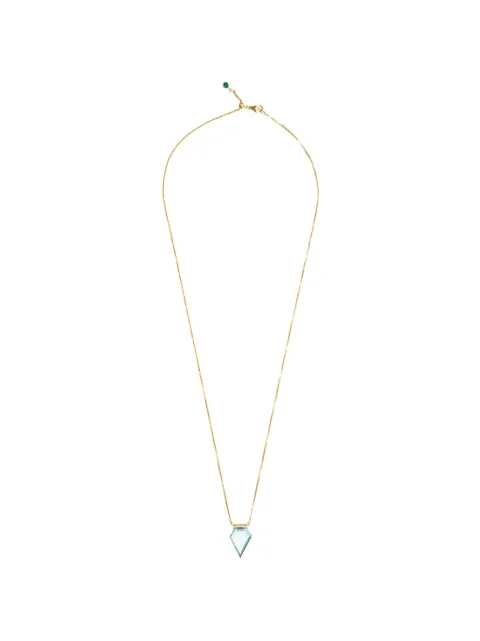 YI Collection aquamarine kite necklace