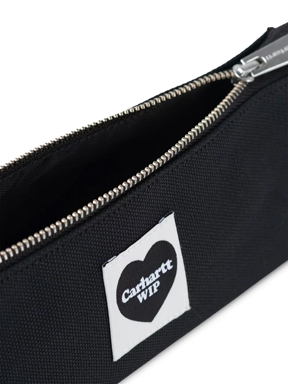 Carhartt WIP Etui met hart Zwart