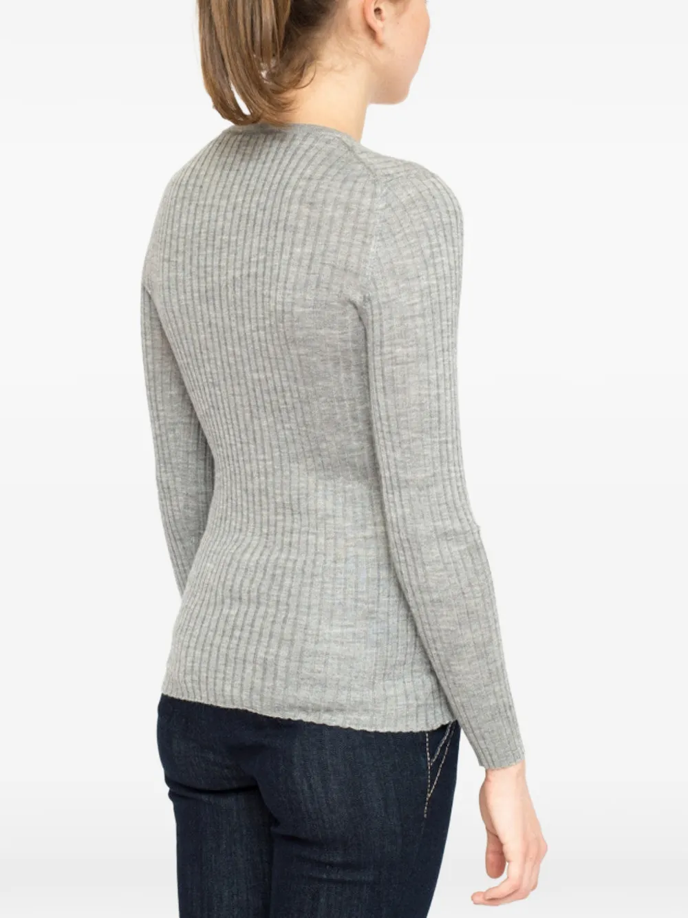 La-Rose Kasjmier vest Grijs