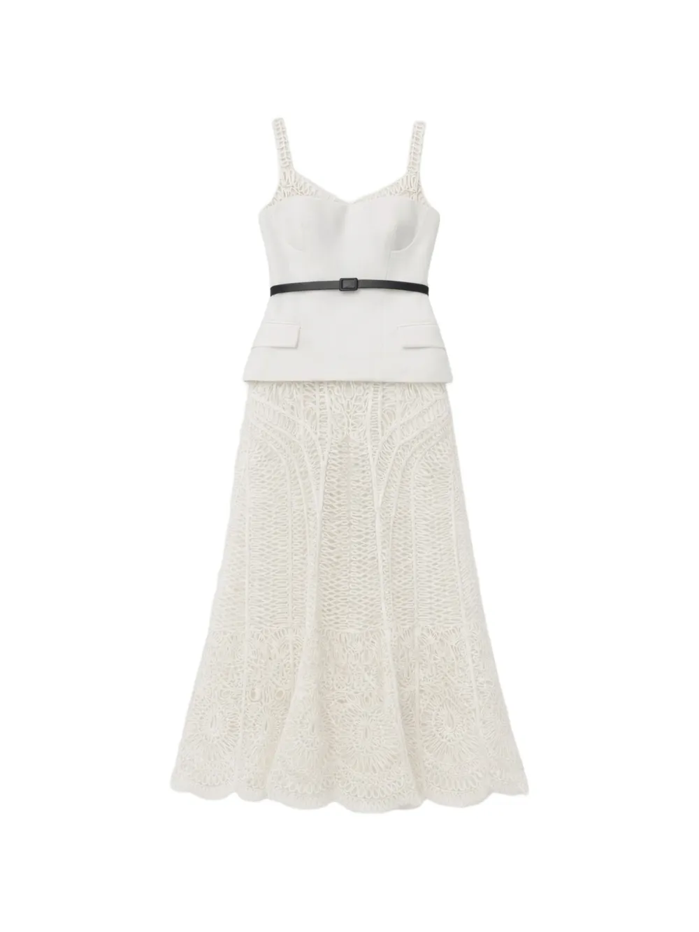 Simkhai Mckinnon A-line maxi dress - Weiß