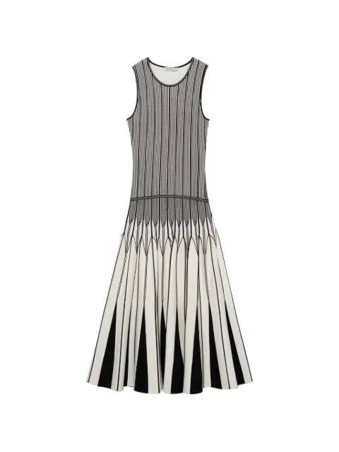 SIMKHAI vestido midi tejido Oaklen Illusion