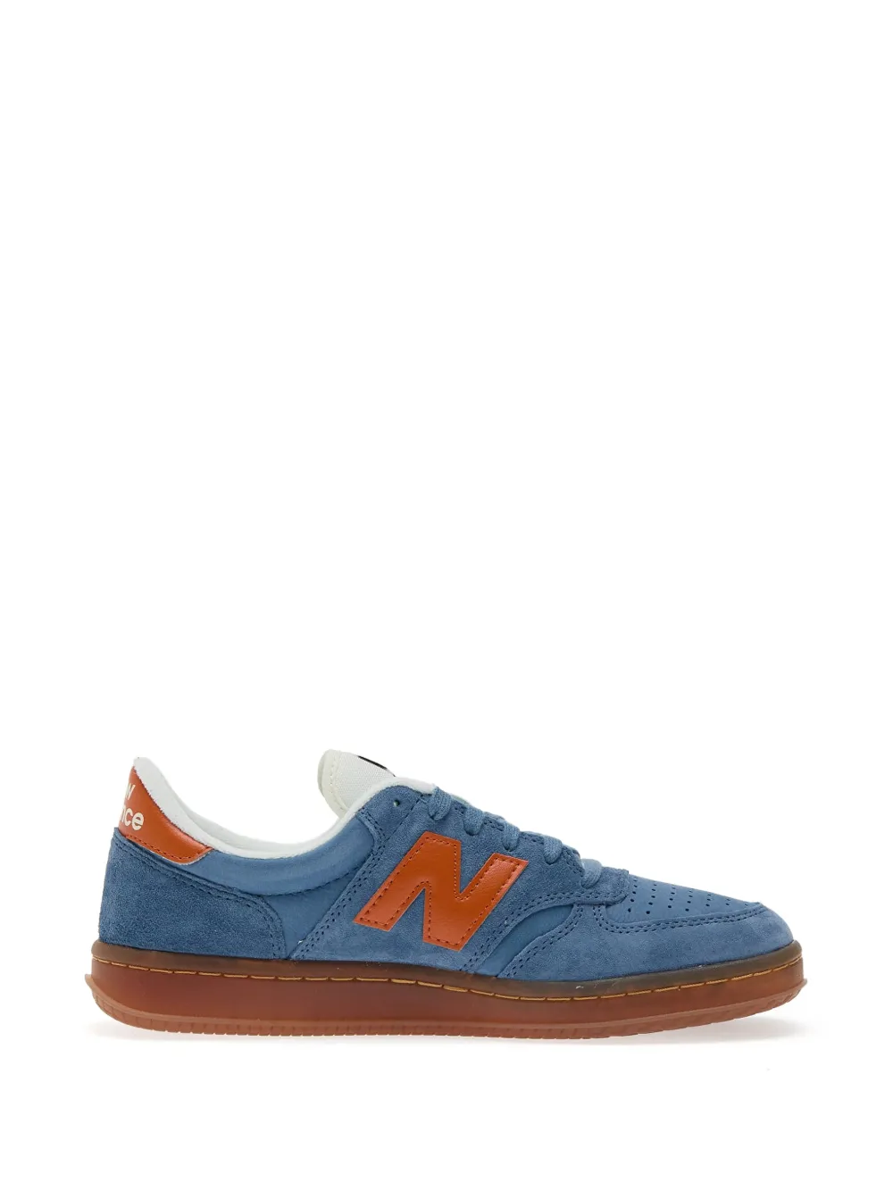 New Balance T500 sneakers met logopatch Blauw