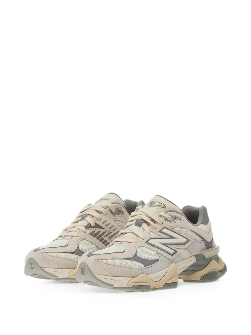 New Balance 9060 mesh-panel sneakers Beige
