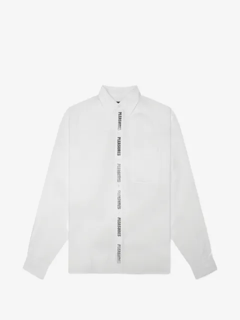 Pleasures Impact logo-print shirt