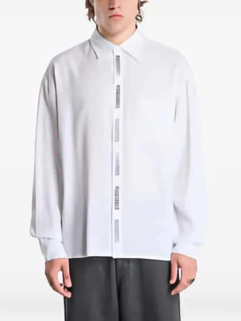 Pleasures Impact logo-print shirt