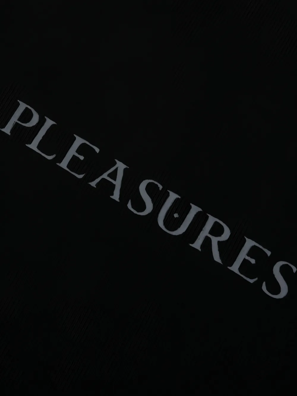 Pleasures Hoodie met grafische print Zwart